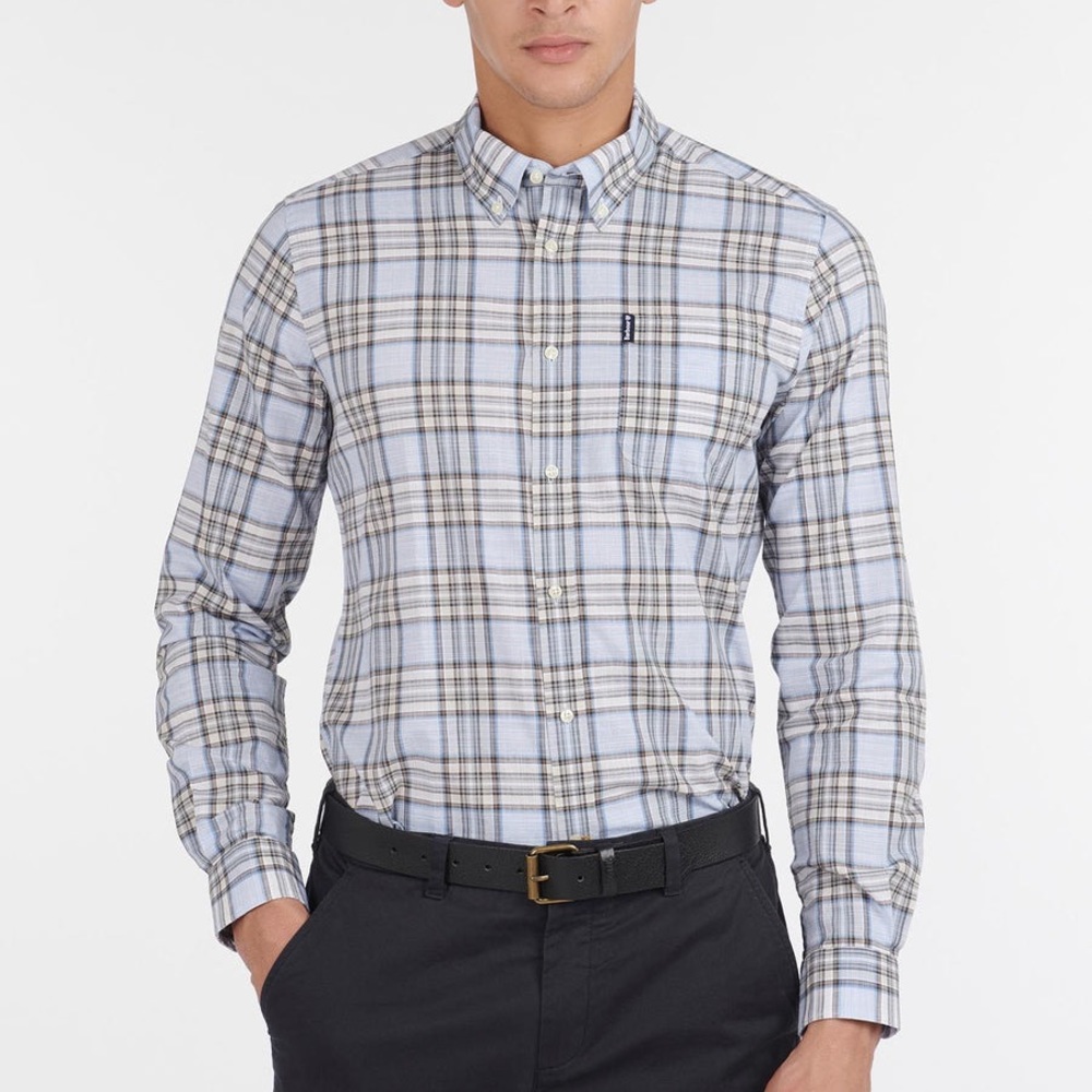 🔥❤️🔥Barbour Stone Highland Check 26 Shirt Size S/M🔥❤️🔥